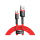 Kabel Baseus Kabel Cafule USB-A / USB-C QC 3.0 3A 0.5 m - czerwony